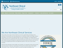 Tablet Screenshot of neclinical.org